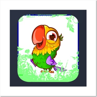 loro, amante de los loros, loro regalo, dueño de loro, loro gracioso, parrot, parrot lover, parrot gift, parrot owner, parrot funny Posters and Art